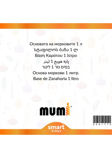 Havuç Mum Esansı 50218 1 Litre fiyatları