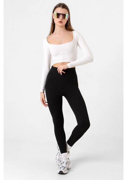 Ekstra Yüksek Bel Toparlayıcı Korse Etkili Lastikli Iç Göstermeyen Çelik Interlok Örme Kadın Tayt indirimleri