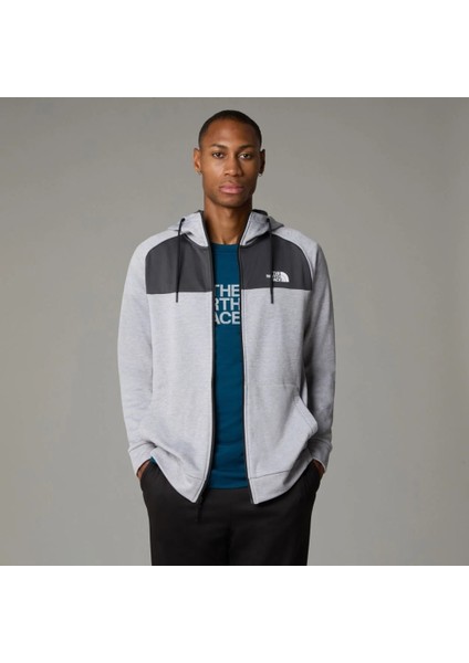 Full Zip Hoodie Reaxion Erkek Siyah Kapüşonlu Ceket modelleri