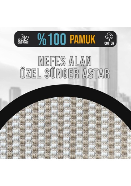 Oto Koltuk Koruyucu Kılıf Krem Universal 2 Parça Ön A+ Kalite