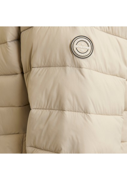 Jack&jones Print Puffer Erkek Bej Mont modelleri