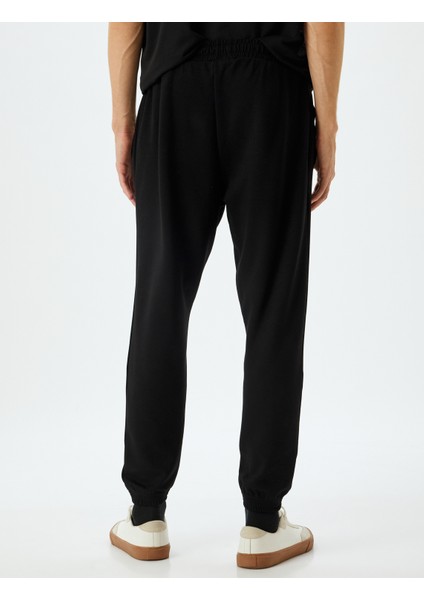 Eşofman Altı Beli Bağcıklı Cep Detaylı Viskon Karışımlı fırsatları