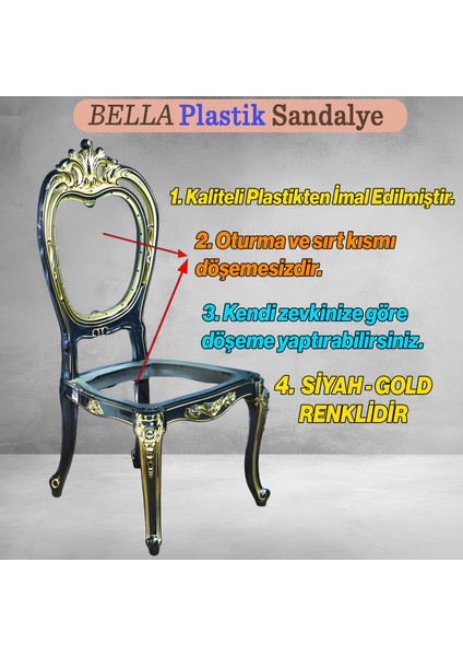 Begonya Sert Plastik Ahşap Koltuk Bahçe Balkon Mutfak Yemek Masası Sandalyesi modelleri