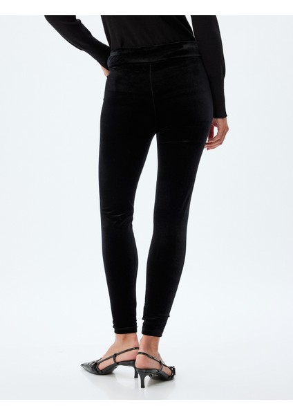 Kadife Tayt Standart Bel Slim Fit fırsatları