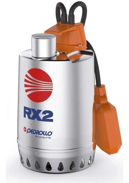 Rxm 2 Flatörlü Full Paslanmaz Drenaj Dalgıç Pompa MONOFAZE(220 Volt) 10 Mss 13.2 M³/h
