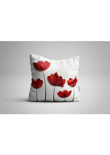 Dijital Baskılı Kırlent Kılıfı 4 Adet 43 x 43