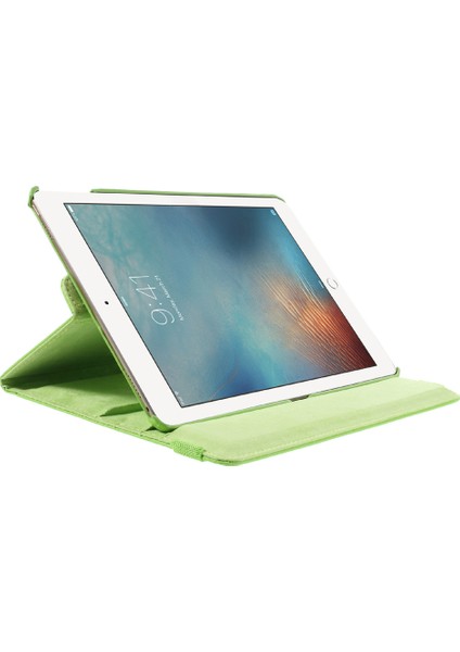 Darbeye Dayanıklı Tablet Kılıfı Litchi Skin iPad Pro 9.7 Inç-Yeşil Için Tam Döner Deri Stand Kapağı (Yurt Dışından)