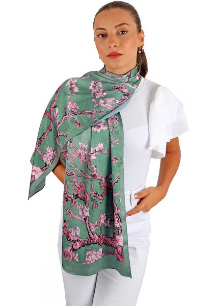 Çağla Badem Çiçeği Ipeksi Fular fiyatları