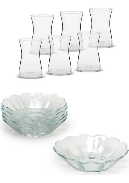 Keyifli Heybeli 12 Parça Çay Seti P54361- P42361