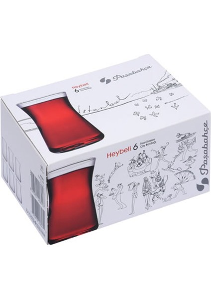 Keyifli Heybeli 12 Parça Çay Seti P54361- P42361 modelleri