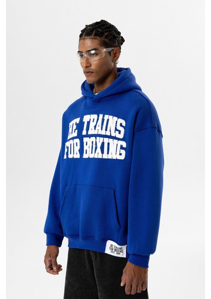 Yazı Baskılı Oversıze Kapüşonlu Sweatshırt Saks modelleri