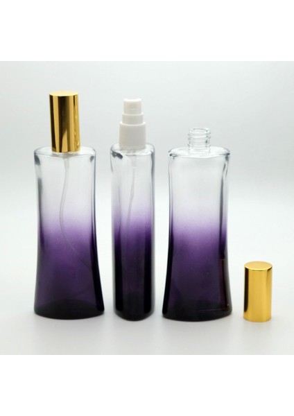 20 Adet Boş Cam Parfüm Şişe, 100 Ml, Eyfel Model, Boyalı