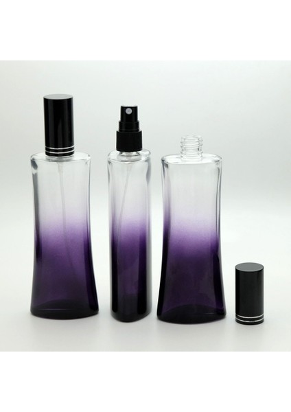 20 Adet Boş Cam Parfüm Şişe, 100 Ml, Eyfel Model, Boyalı