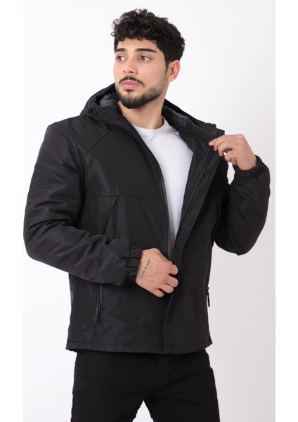 Sabit Kapüşon Cep Detay Kışlık Mont Bl 1760_50392 fiyatları