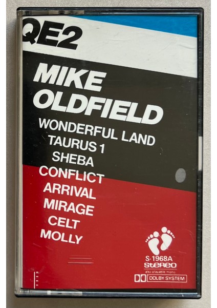 Mike Oldfield Qe2 Kaset (Dönem Foot Print Stüdyo Baskı Kaset)