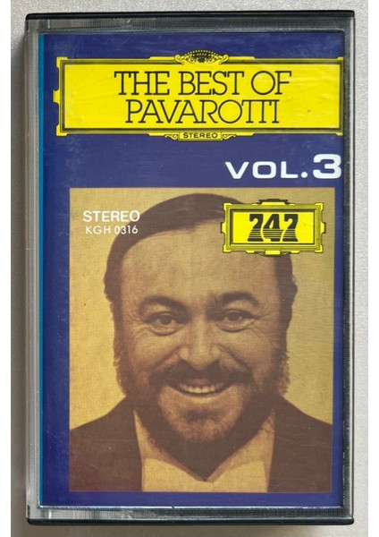 The Best Of Pavarotti Kaset (Dönem 747 Suudi Arabistan Baskı Kaset)