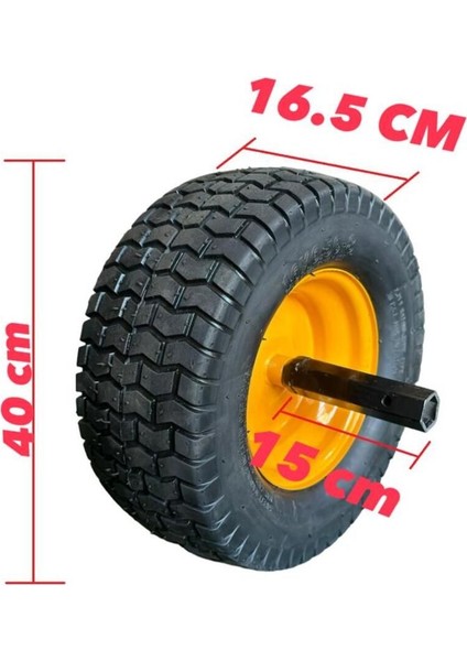 Dbk Dizel 6,5 Hp Çapa Makinası Uyumlu Profesyonel Geniş Taban Lastik Takımı