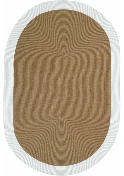 Luke 857 Mutfak Halısı Dekoratif Halı Yolluk Antre Hol Halısı Oval Banyo Halısı Hasır Balkon Halısı