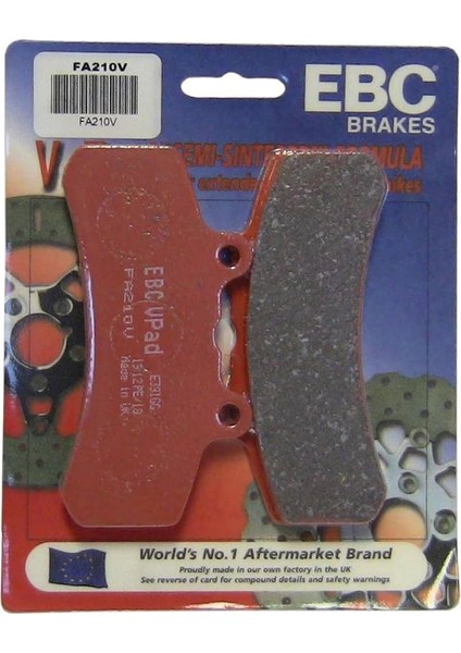 Buell, 125 X6 , 137X6 Yarı Sinter Fren Balatası Fa210V