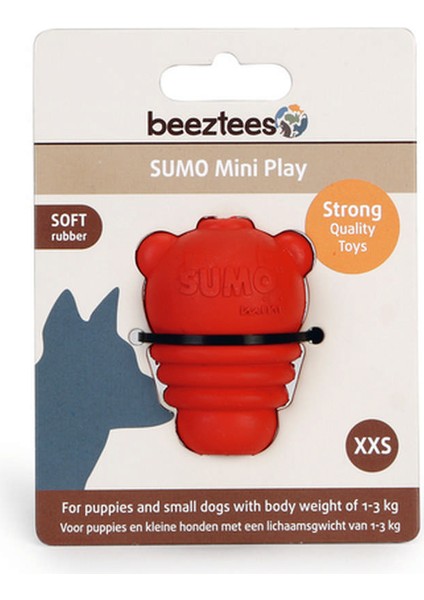 Sumo Mını Dental Oyuncak Xxs Kırmızı 4 cm