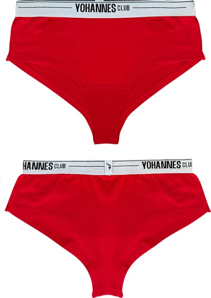 Yohannesclub, Kadın, Iç Çamaşırı Takımı, (Bralet-Hipster), Kırmızı