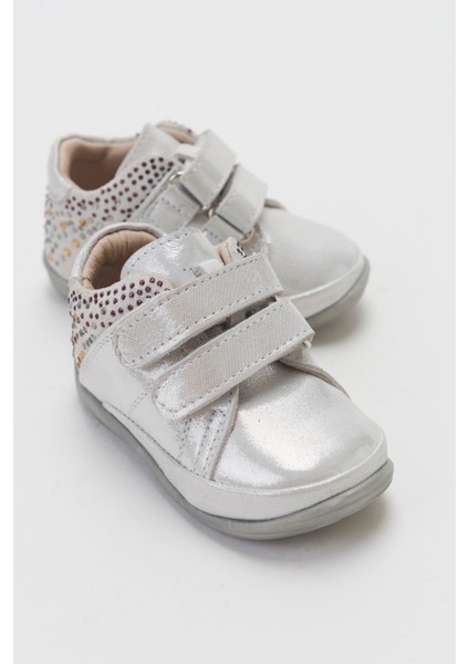 Kız Çocuk Gümüş Hakiki Deri Günlük Çocuk Ayakkabı fiyatları