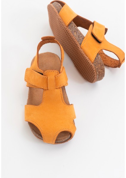 Unisex Çocuk Cat Deri Ortopedik Destekli Çocuk Sandalet fırsatları