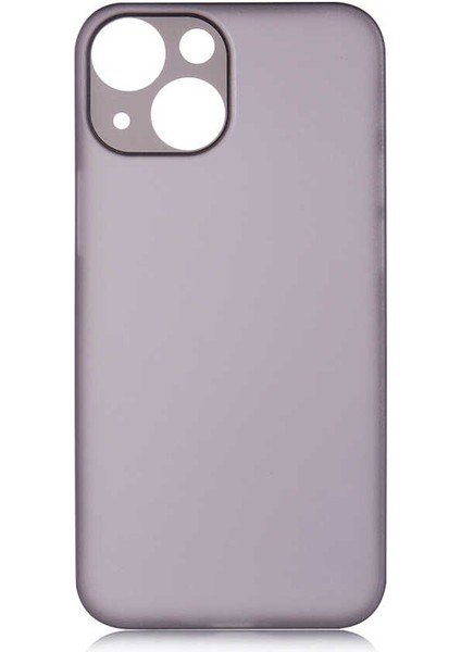 - Apple iPhone 13 Mini - Kılıf 1.Kalite Mat Ultra İnce PP Silikon - Füme - T19083