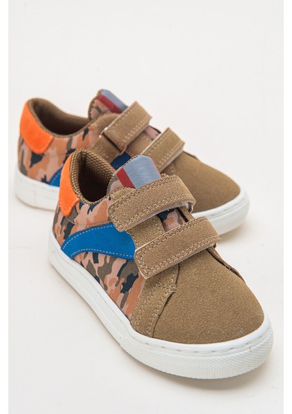 Erkek Çocuk Vizon Sneaker Ayakkabı