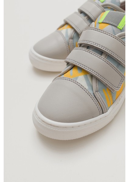 Erkek Çocuk Gri Sneaker Ayakkabı