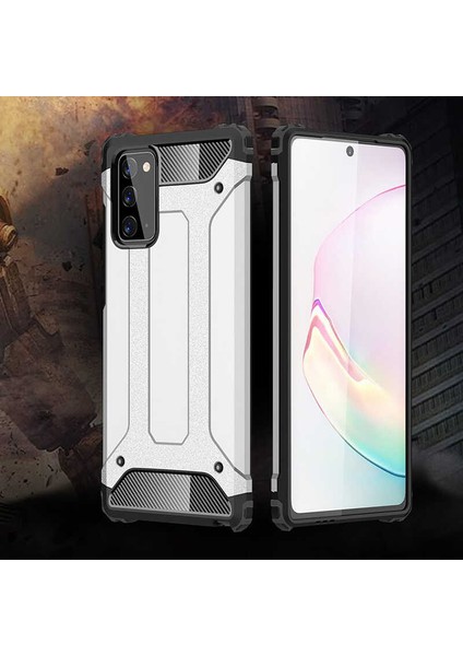 - Samsung Galaxy Note 20 - Kılıf Çift Katman Zırh Tank Crash Military Kapak - Rose Gold - T14179 modelleri