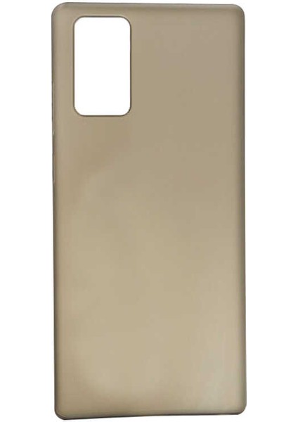 - Samsung Galaxy Note 20 - Kılıf 1.Kalite Mat Ultra İnce PP Kapak - Füme - T14747