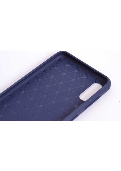 - Samsung Galaxy M10 - Kılıf Auto Focus Karbon Negro Silikon Kapak - Lacivert - T7799 fırsatları