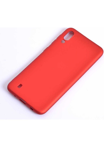 - Samsung Galaxy M10 - Kılıf Mat Soft Premier Silikon Kapak - Rose Gold - T7558 modelleri