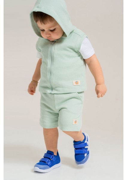 Unisex Çocuk Saks Mavi Günlük Spor Ayakkabı