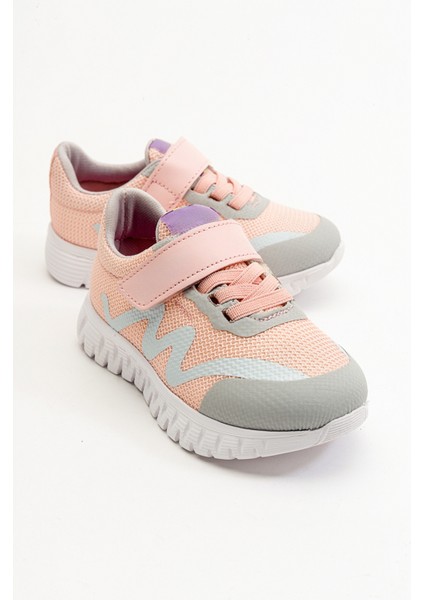 Kız Çocuk Pudra Hafif Spor Ayakkabı
