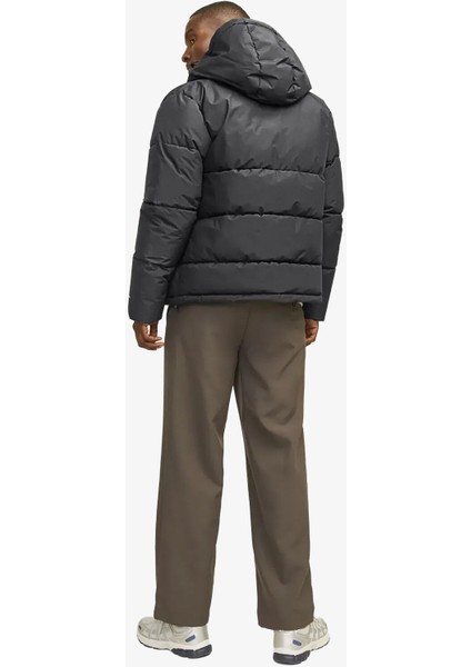 Jack & Jones Jjworld Puffer Erkek Gri Mont 12259850-ASPHALT