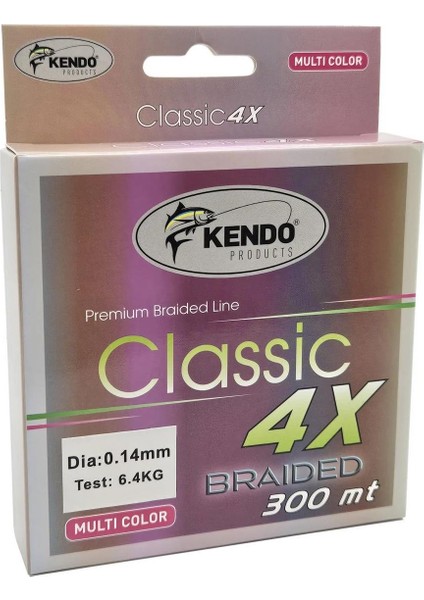 Classic 4x 300M Multicolor Örgü Ip 0.20MM