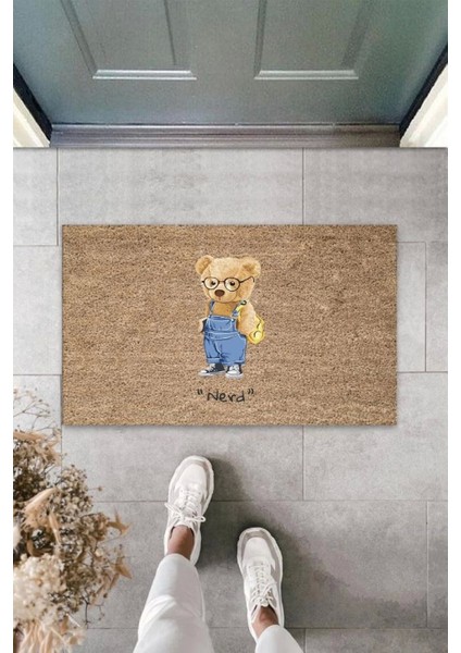Kapı Önü Paspası Nerd Ayıcık Desen K 3312