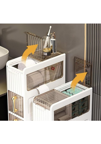 Banyo 4 Katlı Çekmeceli Organizer