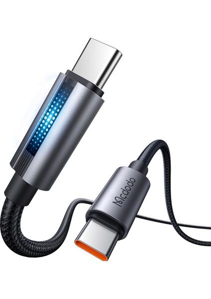 CA-5740 100W Type-C To Type-C Hızlı Şarj Kablosu 1.2m - Siyah