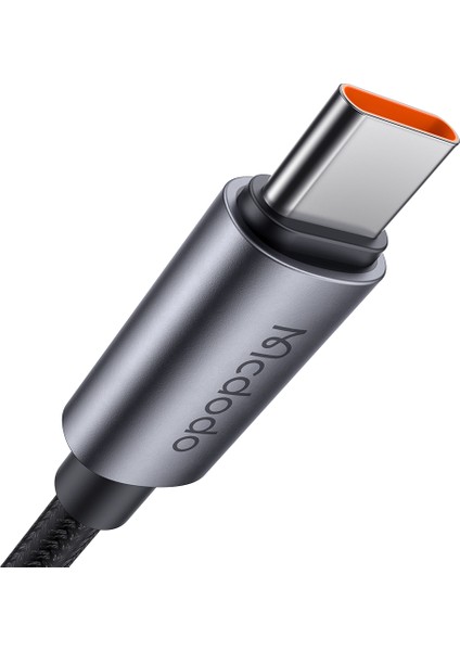 CA-5740 100W Type-C To Type-C Hızlı Şarj Kablosu 1.2m - Siyah