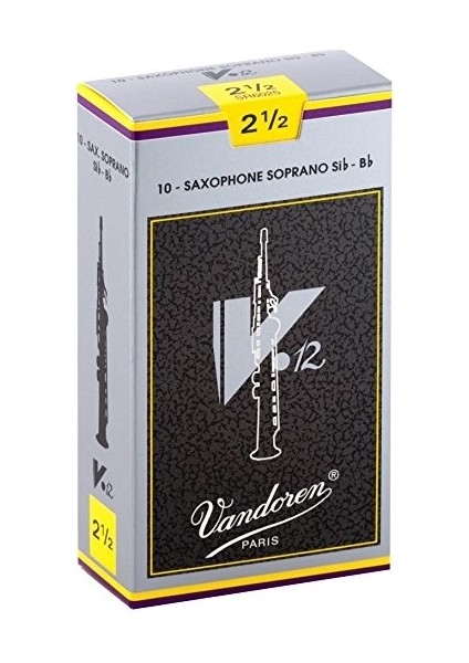 SR6025 V.12 2,5 Numara Soprano Saksafon Kamışı 10'lu