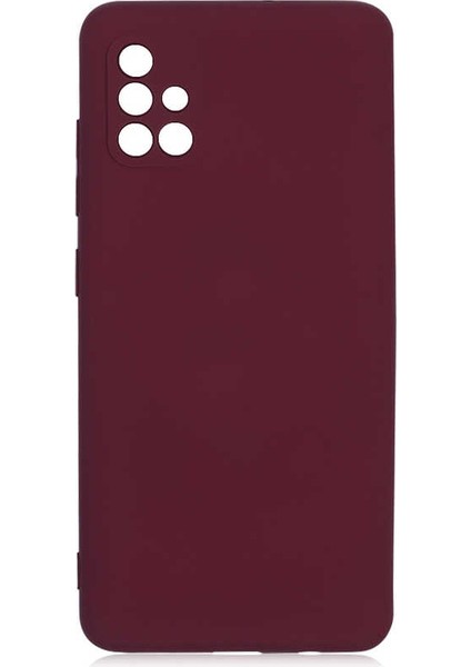 - Samsung Galaxy A51 - Kılıf İçi Kadife Koruyucu Mara Lansman Kapak - Koyu Mor - T17705