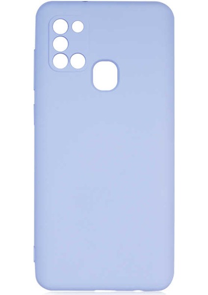 - Samsung Galaxy A21S - Kılıf İçi Kadife Koruyucu Mara Lansman Kapak - Lila - T17706