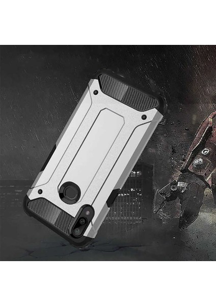 - Samsung Galaxy A10S - Kılıf Çift Katman Zırh Tank Crash Military Kapak - Rose Gold - T9987 fırsatları