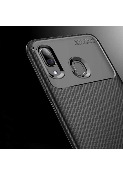 - Samsung Galaxy A10S - Kılıf Auto Focus Karbon Negro Silikon Kapak - Kahverengi - T10043 indirimleri