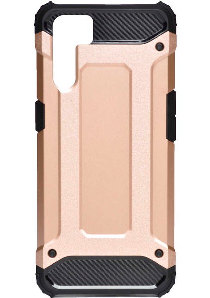 - Oppo A91 - Kılıf Çift Katman Zırh Tank Crash Military Kapak - Rose Gold - T15091