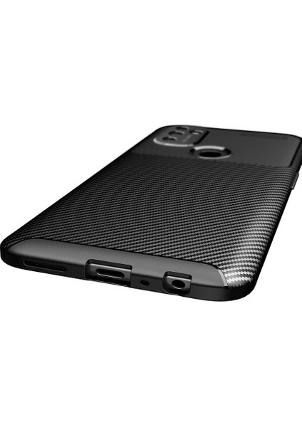 - One Plus Nord N100 - Kılıf Auto Focus Negro Karbon Silikon Kapak