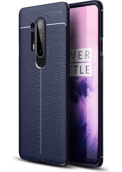 - One Plus 8 Pro - Kılıf Auto Focus Karbon Niss Silikon Kapak - Kırmızı